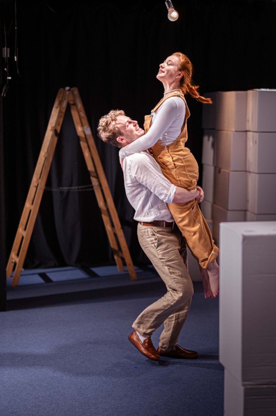 Szene aus Venedig im Schnee