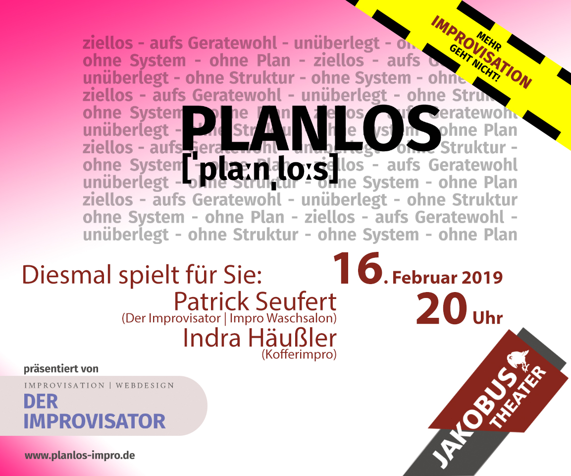 Impro Waschsalon: Planlos